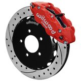 Wilwood 13-24 Honda Civic OEM 57mm Forged Narrow Superlite 6R Big Brake Front Brake Kit - Red thumbnail 1