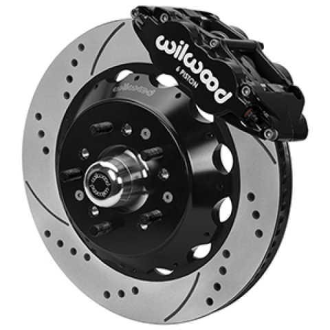 Wilwood Forged 6 Piston Superlite Caliper, SRP 72 Vane Vented Spec37 Drilled & Slotted Rotor - 14.00 thumbnail 1