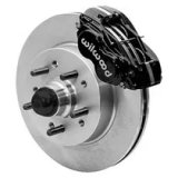 Wilwood 55-57 Chevy Bel Air Dynalite 4 Classic Kit, 5x4.75in Hub - Red thumbnail 2