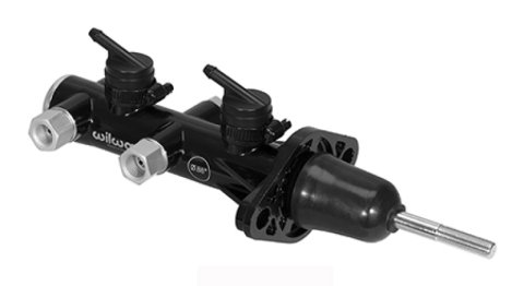 Wilwood Tandem Remote 1in Diameter Master Cylinder - Black thumbnail 1