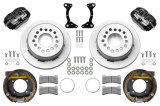 Wilwood Chevy Monte Carlo Forged 4 Piston DynaPro Black Caliper HP32 VV Plain Rotor - 11.00x0.81 thumbnail 2