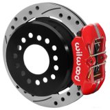 Wilwood Chevy Monte Carlo Forged 4 Piston DynaPro Red Caliper HP32 VV D&S Rotor - 11.00x0.81 thumbnail 1