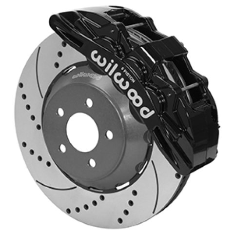 Wilwood 15-23 Mustang Front Kit SX6R Lug Drive