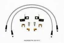 Wilwood Flexline Kit 12 inch -3 3/8-24 IF 1/8-27 NPT 90 Degree thumbnail 3