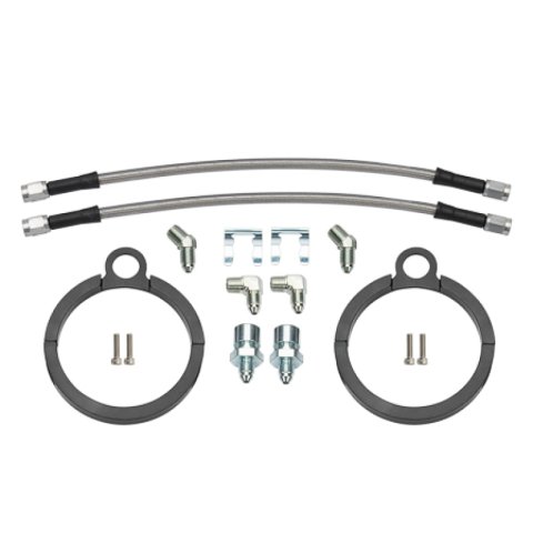 Wilwood Flexline Kit 12 inch -3 3/8-24 IF 1/8-27 NPT 90 Degree thumbnail 4