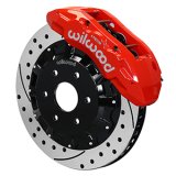 Wilwood 16-18 Chevrolet Silverado 1500 LS TX6R Big Brake Truck Front Brake Kit w/ Red Caliper thumbnail 1