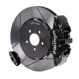 Wilwood 20-23 Chevy Corvette C8 Aero4 Black Rear Big Brake Kit - Slotted thumbnail 2