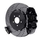 Wilwood 20-23 Chevy Corvette C8 Aero4 Black Rear Big Brake Kit - Drilled & Slotted thumbnail 2