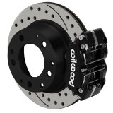 Wilwood 69-83 Porsche 911 Narrow Dynapro-P Radial Rear Brake Kit Black Caliper SRP Drill/Slot Rotor thumbnail 1