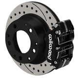 Wilwood 69-83 Porsche 911 Narrow Dynapro-P Radial Rear Brake Kit Black Caliper SRP Drill/Slot Rotor thumbnail 3