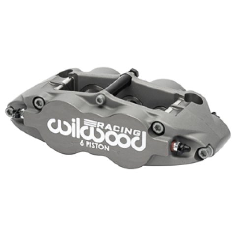 Wilwood Caliper Forged Narrow Superlite 6R R/H 1.62in/1.12in/1.12in Pistons .38in Rotor - Anodized