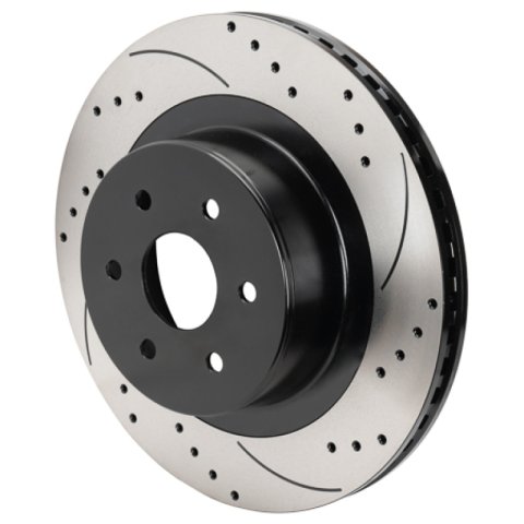 Wilwood 6x5.5 SRP Drilled Performance Rear Rotor & Hat R/H - Black