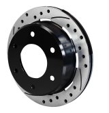 Wilwood 6x5.5 SRP Drilled Performance Rear Rotor & Hat L/H - Black thumbnail 1