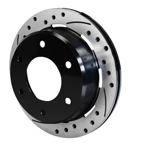 Wilwood 6x5.5 SRP Drilled Performance Rear Rotor & Hat L/H - Black