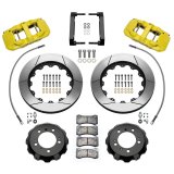 Wilwood 99-12 Porsche 911(996/997) Aero6 Front Brake Kit Slotted 14.00in Rotor W/Lines - Yellow thumbnail 1