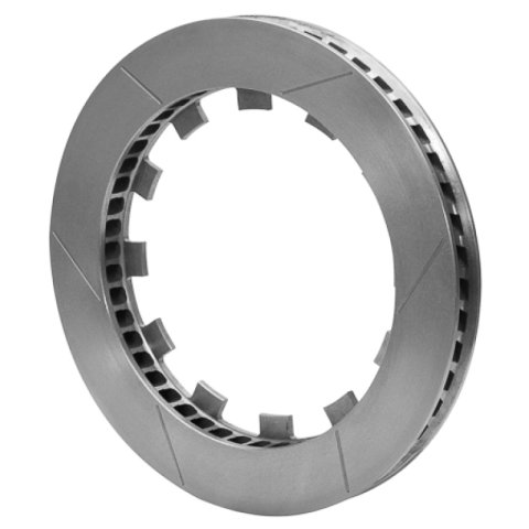 Wilwood GT 48 Slotted Curved Vane Spec-37 Dynamic 12 Lug Mount Rotor 13in Dia. 1.25in Width - R/H