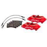 Wilwood 97-04 Chevrolet Corvette C5 SLC56 Front Caliper Kit - Red thumbnail 1
