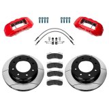 Wilwood TX6-DM Front Kit 15.00in Red 2020+ GM 2500/3500 thumbnail 2