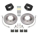 Wilwood 84-89 Porsche 911 D45 11.10in. Front Brake Kit w/ Flex Lines - Black thumbnail 1