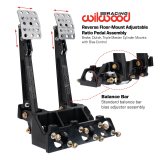Wilwood Reverse Swing Triple Master Cylinder Pedal w/Balance Bar thumbnail 7