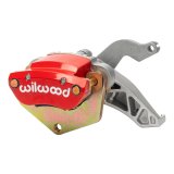 Wilwood Caliper-MC4 Mechanical-R/H - Silver w/No Logo 2.00in Piston .81in Disc - Red thumbnail 1