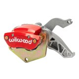 Wilwood Caliper-MC4 Mechanical-R/H - Silver w/No Logo 2.00in Piston .81in Disc - Red thumbnail 2