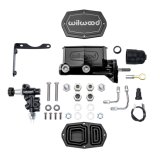 Wilwood MOPAR Compact Tandem M/C Kit w/ P-Valve & Pushrod 1in Bore - Black thumbnail 2