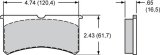 Wilwood Pad Set BP-45 7416 thumbnail 1