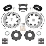 Wilwood Forged Dynalite Front Hat Kit 11.75in SRP Drilled/Slotted Rotor Black Caliper 90-05 Miata thumbnail 1