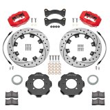 Wilwood Forged Dynalite Front Hat Kit 11.75in SRP Drilled/Slotted Rotor Red Caliper 90-05 Miata thumbnail 1