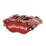 Wilwood RH MC4 Mechanical Parking Brake Caliper -1.38in Bracket - .81in Disc - Red thumbnail 2