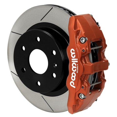 Wilwood 22-23 Mercedes-Benz Sprinter AWD 2500 Rear Aero4-DM 13.25in Kit w/ Lines - Red thumbnail 1
