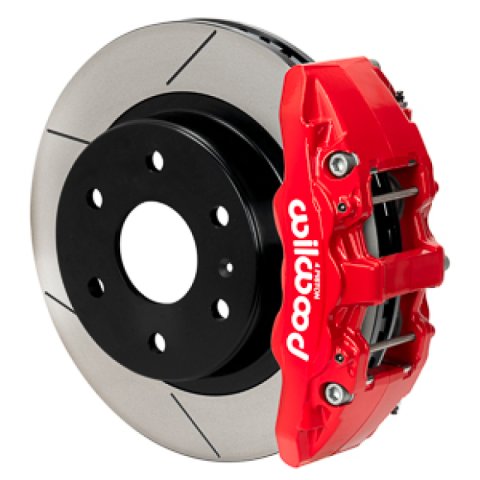 Wilwood 22-23 Mercedes-Benz Sprinter AWD 2500 Rear Aero4-DM 13.25in Kit w/ Lines - Red thumbnail 3