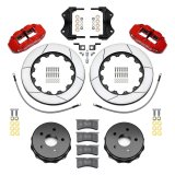 Wilwood 07-18 Jeep Wrangler Narrow Superlite 4R Rear Brake Kit Slotted 13.50in Rotor w/Lines - Red thumbnail 2