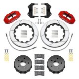 Wilwood 20-21 Jeep Gladiator Narrow Superlite 4R Rear Brake Kit Slotted 13.50in Rotor w/Lines - Red thumbnail 2