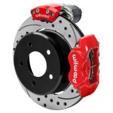 Wilwood 88-98 GM C1500 Rear Electronic Parking Brake Kit Red 12.19in SRP Rotor 3.25in Offset thumbnail 1