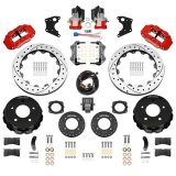Wilwood 88-98 GM C1500 Superlite Rear Elec. Parking Brake Kit 12.88in SRP Rotor 3.25in Offset - Red thumbnail 3