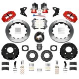 Wilwood 88-98 GM C1500 Superlite Rear Electronic Parking Brake Kit 12.88in Rotor 3.25in Offset - Red thumbnail 3