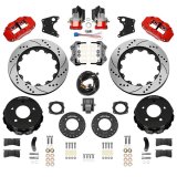 Wilwood 88-98 GM C1500 Superlite Rear Elec. Parking Brake Kit 14in SRP Rotor 3.25in Offset - Red thumbnail 3