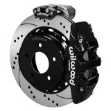 Wilwood 88-98 GM C1500 Aero4 Rear Elec. Parking Brake Kit 14in SRP Rotor 3.25in Offset - Blk thumbnail 4