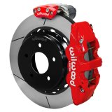 Wilwood 88-98 GM C1500 Aero4 Rear Electronic Parking Brake Kit 14in Rotor 3.25in Offset - Red thumbnail 1