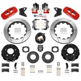 Wilwood 88-98 GM C1500 Aero4 Rear Electronic Parking Brake Kit 14in Rotor 3.25in Offset - Red thumbnail 3