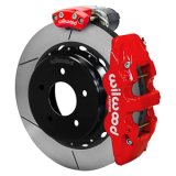 Wilwood 88-98 GM C1500 Aero4 Rear Electronic Parking Brake Kit 14in Rotor 3.25in Offset - Red thumbnail 4
