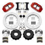 Wilwood 88-98 GMC Truck C1500/C2500 Narrow Superlight 6R Front Truck Kit 14.00in - Red thumbnail 2