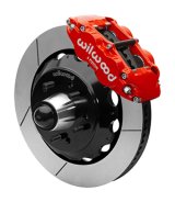 Wilwood 88-98 GMC Truck C1500/C2500 Narrow Superlight 6R Front Truck Kit 14.00in - Red thumbnail 4
