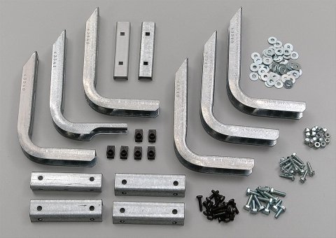 Lund 01-05 Ford Explorer Sport Trac EZ Running Board Mounting Bracket Kit - Brite