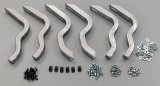 Lund 03-06 Toyota Tundra Access Cab EZ Running Board Mounting Bracket Kit - Brite thumbnail 1