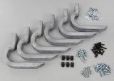 Lund 04-14 Ford F-150 SuperCab (80in) EZ Running Board Mounting Bracket Kit - Brite thumbnail 1