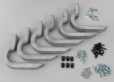 Lund 04-14 Ford F-150 SuperCab (80in) EZ Running Board Mounting Bracket Kit - Brite