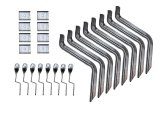 Lund 92-00 Chevy CK Crew Cab EZ Running Board Mounting Bracket Kit - Brite thumbnail 2